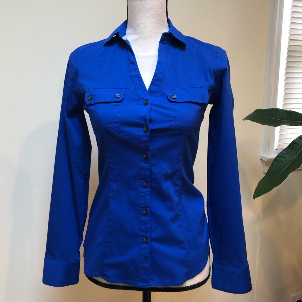 Royal blue Express Essential Shirt